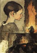 Louis Anquetin Child's Profile and Study for a Still Life oil painting picture wholesale